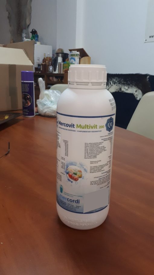 MULTIVIT 200 ΥΔΑΤΟΔΙΑΛΥΤΕΣ ΒΙΤΑΜΙΝΕΣ ΚΑΙ ΙΧΝΟΣΤΟΙΧΕΙΑ (1L) F00067 - Image 2